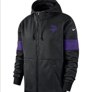 COPY - Minnesota Vikings men sideline full zip ho…